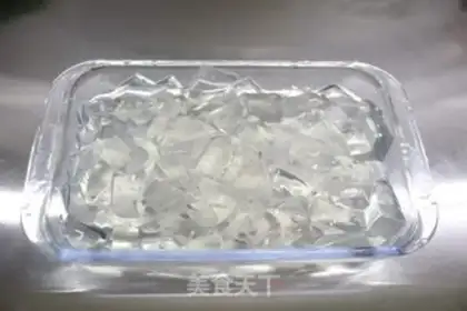 Make Red sugar ice powder step 9