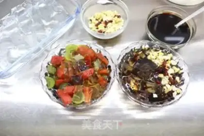 Make Red sugar ice powder step 10
