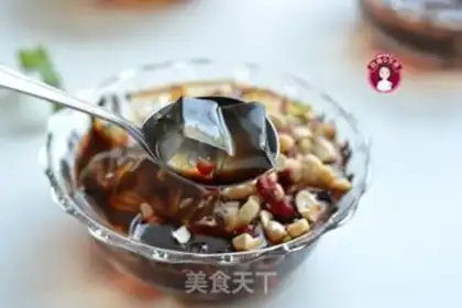 Make Red sugar ice powder step 11