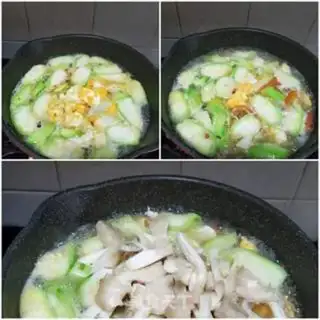 Make Scooter show, egg soup step 6