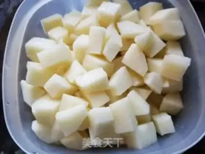 Make Potato rice step 1