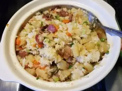 Make Potato rice step 11