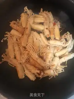 Make Bean-skin gold mushrooms step 6