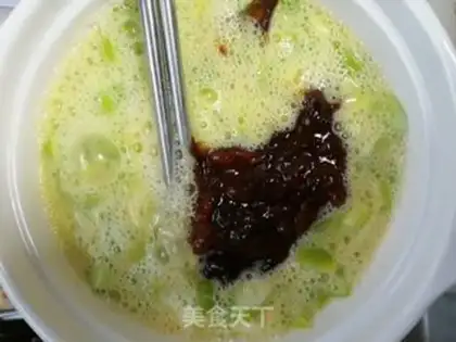 Make Steamed egg sauce step 5