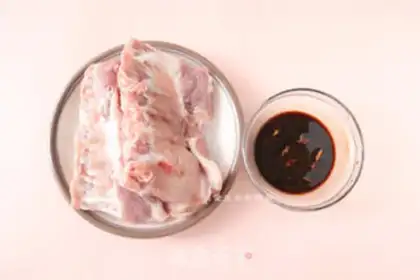 Make Carrot Lotus burns ribs step 0