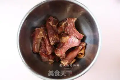 Make Carrot Lotus burns ribs step 1