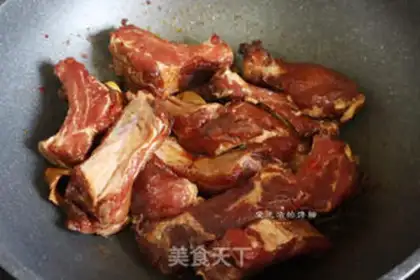 Make Carrot Lotus burns ribs step 4