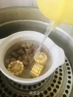 Make Porridge chicken roast corn step 2