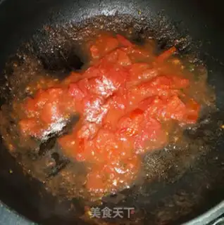 Make Tomato sauce noodles step 2
