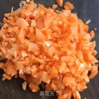 Make Carrot egg fried rice step 3