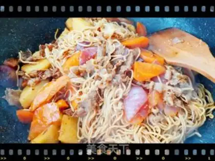 Make Fat noodle step 4