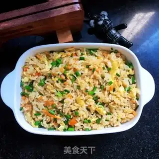Make Carrot egg fried rice step 10