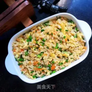 Make Carrot egg fried rice step 11