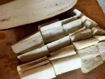 Make Soy cheese fries step 1