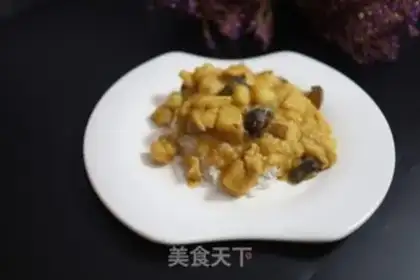 Make Curry chicken potato gravy step 8
