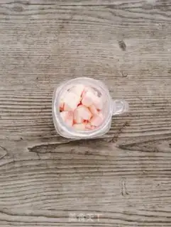 Make Peach bubbles step 1
