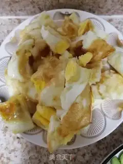 Make Fried mushrooms and eggs step 5