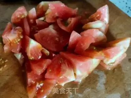 Make Tomato fried organic vegetables step 3