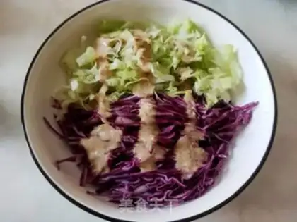 Make ♪ ♪ A chrysanthemum salad ♪ step 4