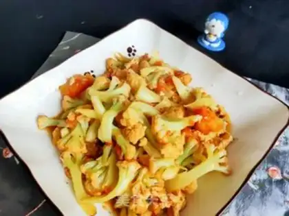 Make Tomato fried organic vegetables step 11