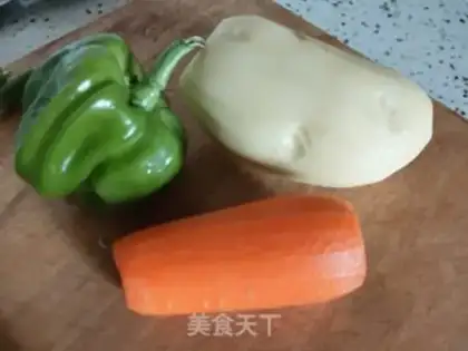 Make Potato fried silk step 0
