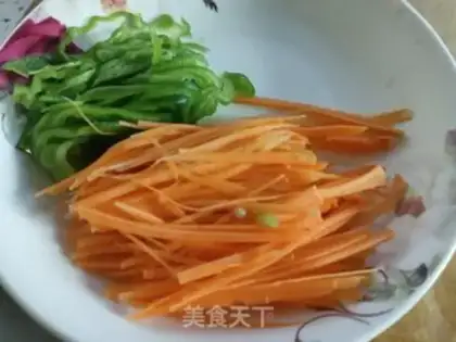 Make Potato fried silk step 2