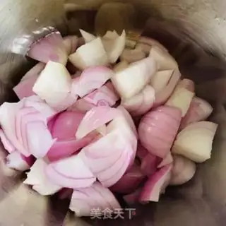 Make Ham curry step 1