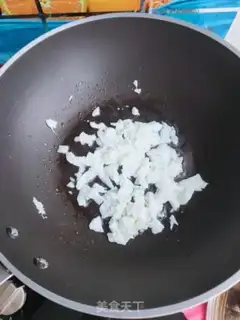 Make Ham sausage egg fried rice step 3