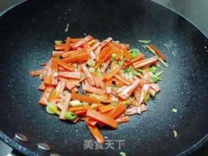 Make Fried curry carrots step 5