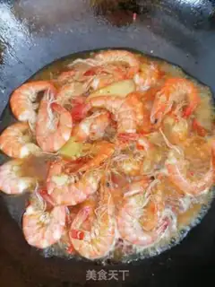 Make Spicy scrawny shrimp step 5