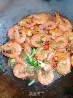 Make Spicy scrawny shrimp step 6
