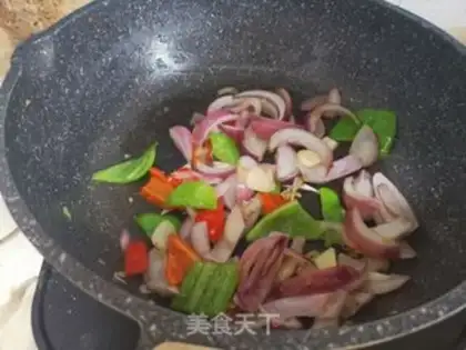 Make Slippery chicken sliced onions step 9