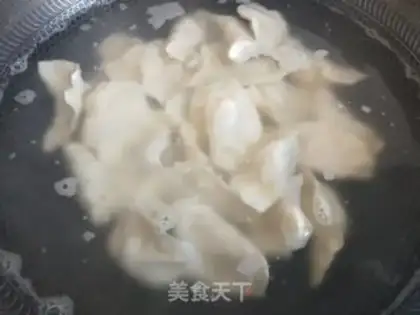 Make Frozen chicken dumplings step 7