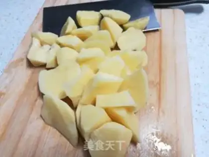 Make Cheese and potatoes step 1