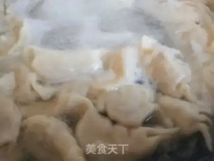 Make Frozen chicken dumplings step 8