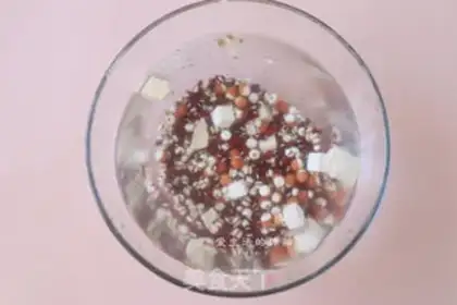 Make Red bean rice wet step 1