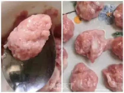 Make Pork meatballs step 3