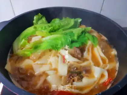 Make Beef hand noodles step 5