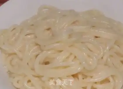 Make Egg sauce noodles step 7