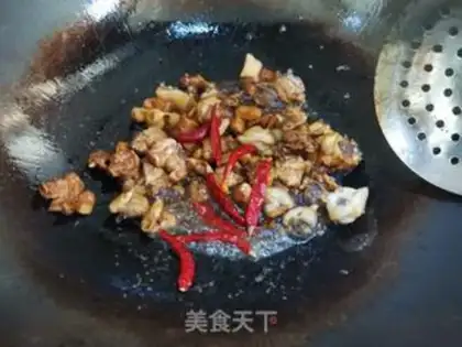 Make Potato chicken step 4