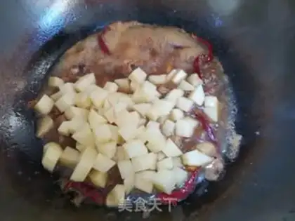 Make Potato chicken step 7