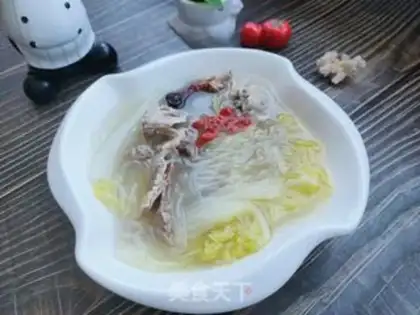Make Duck rack fan soup step 8