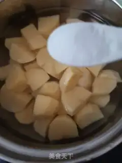 Make Barbecue potatoes step 1