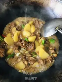 Make Homemade potato roast duck step 9