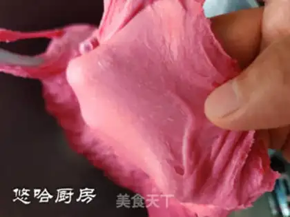 Make Pink little toast step 4