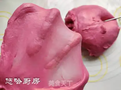 Make Pink little toast step 5