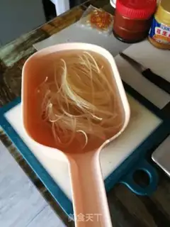 Make Hot noodles for chicken soup step 5