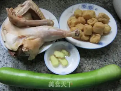 Make Little tofu chicken soup at night step 0