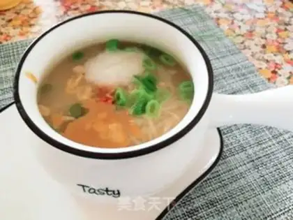 Make Hot noodles for chicken soup step 12