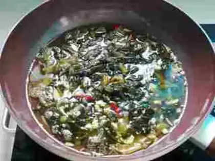 Make Gold-cracker soup, fat cow step 7
